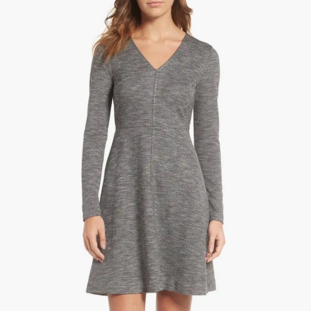 Madewell Bridgewalk V Neck Dress